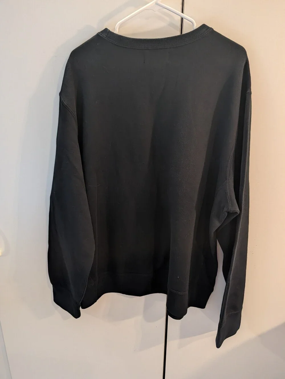 Polo by Ralph Lauren Black Crewneck Sweatshirt with Red Pony Logo
